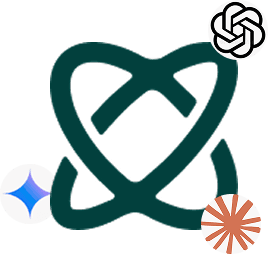 Atomiq connected to OpenAI, Gemini, and Anthropic model providers